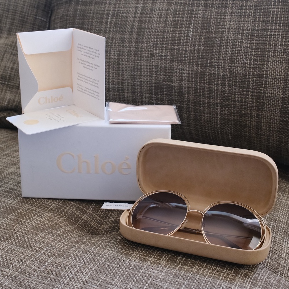 CHLOÉ Carlina Round Sunglasses